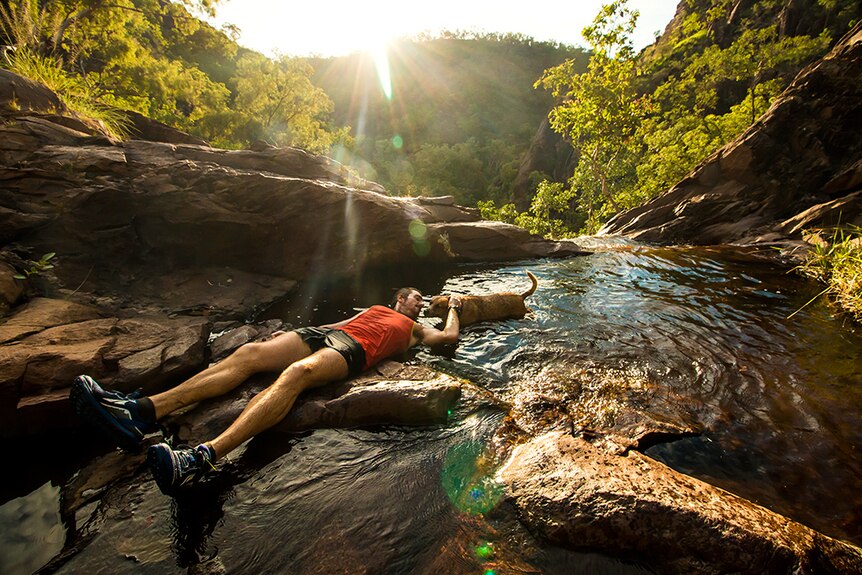 Robbie Hendrickx at Robin falls