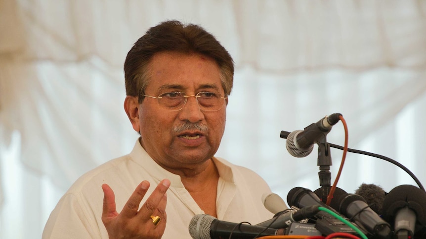 Pakistan's former leader Pervez Musharraf