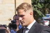 Jack de Belin arrives at Wollongong Court House on February 12, 2019.
