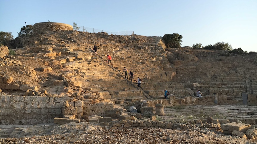 Paphos Theatre in Cyprus; 2016 Excavation Team