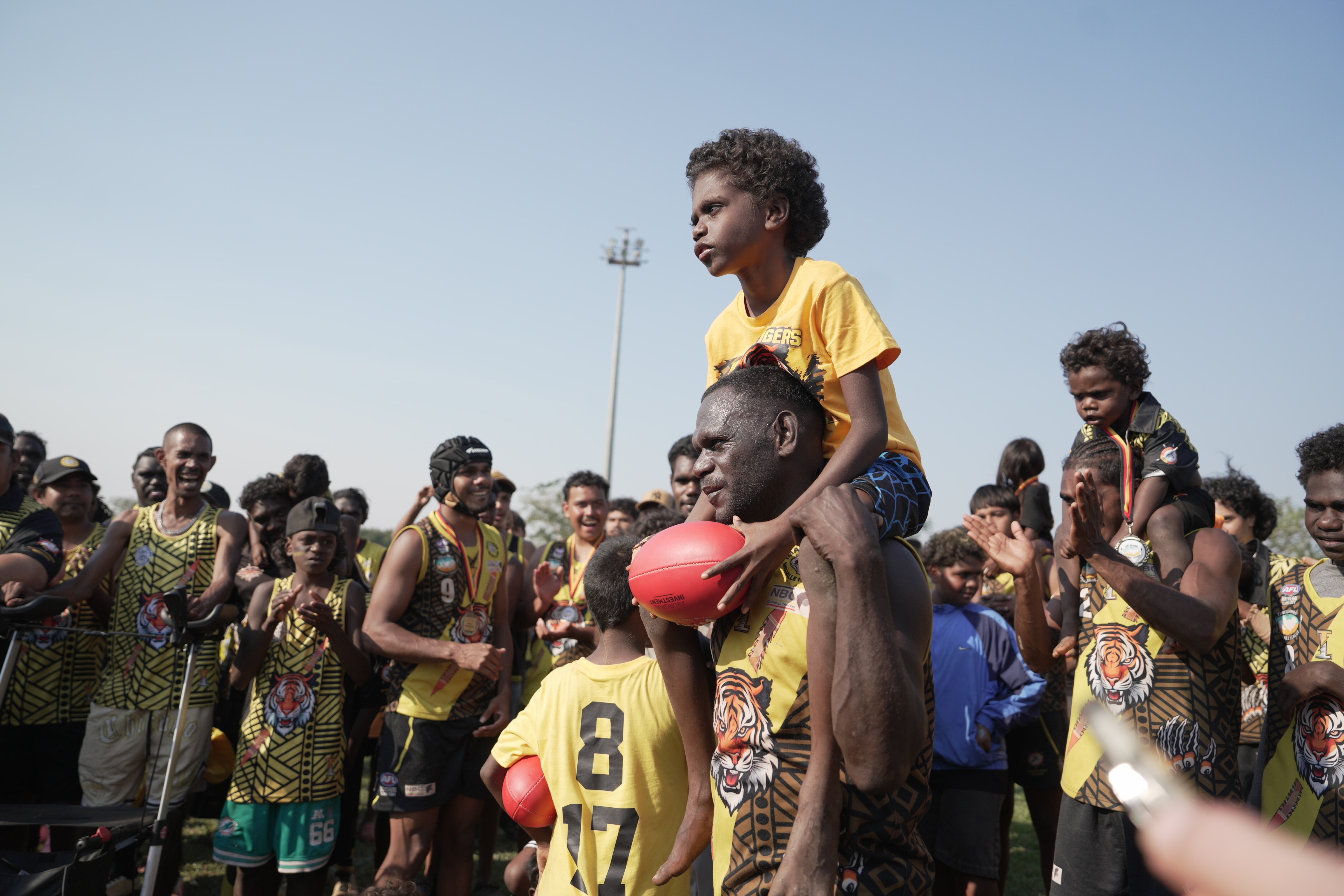 Electric Tiwi football final sees back-to-back victory for Imalu Tigers
