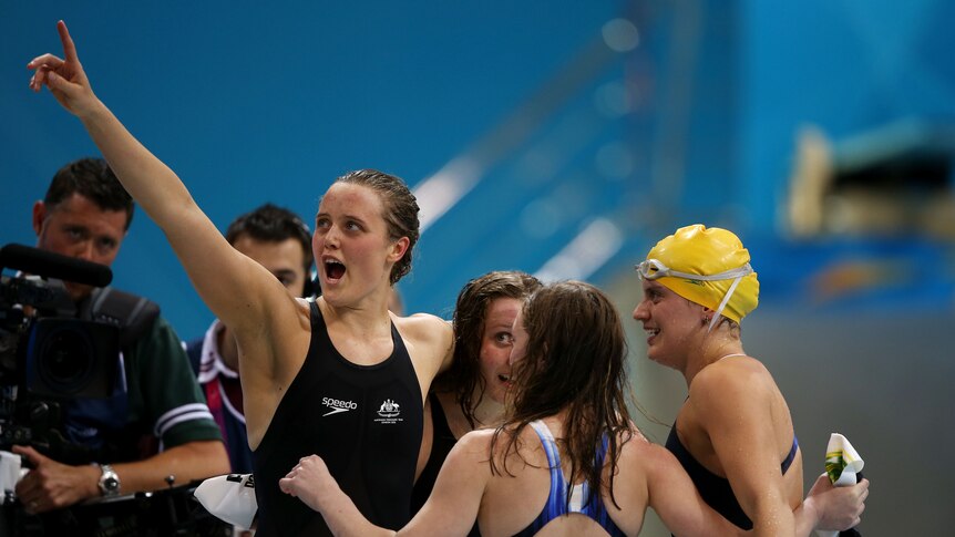 Aussies win relay gold