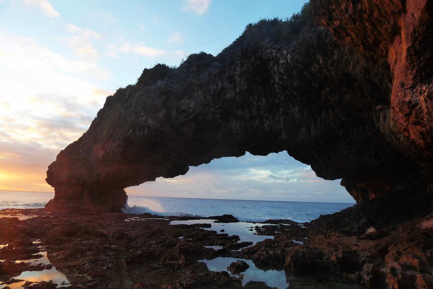 The Talava Arches in Niue