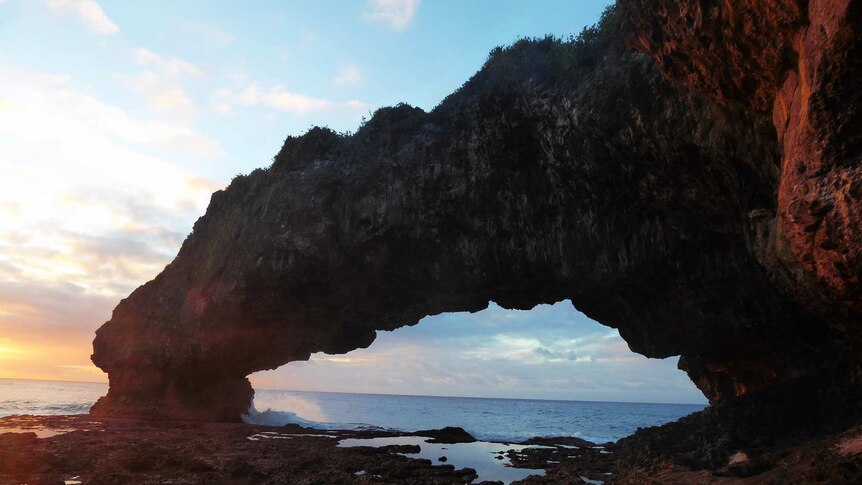 The Talava Arches in Niue