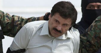 Custom image of El Chapo is arrested