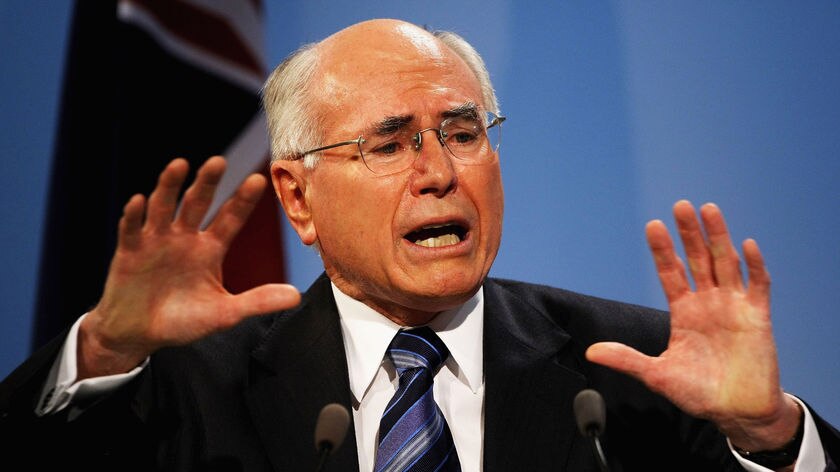 John Howard says Australia will not take nuclear waste from other countries. (File photo)