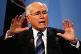 Taking over: Prime Minister John Howard