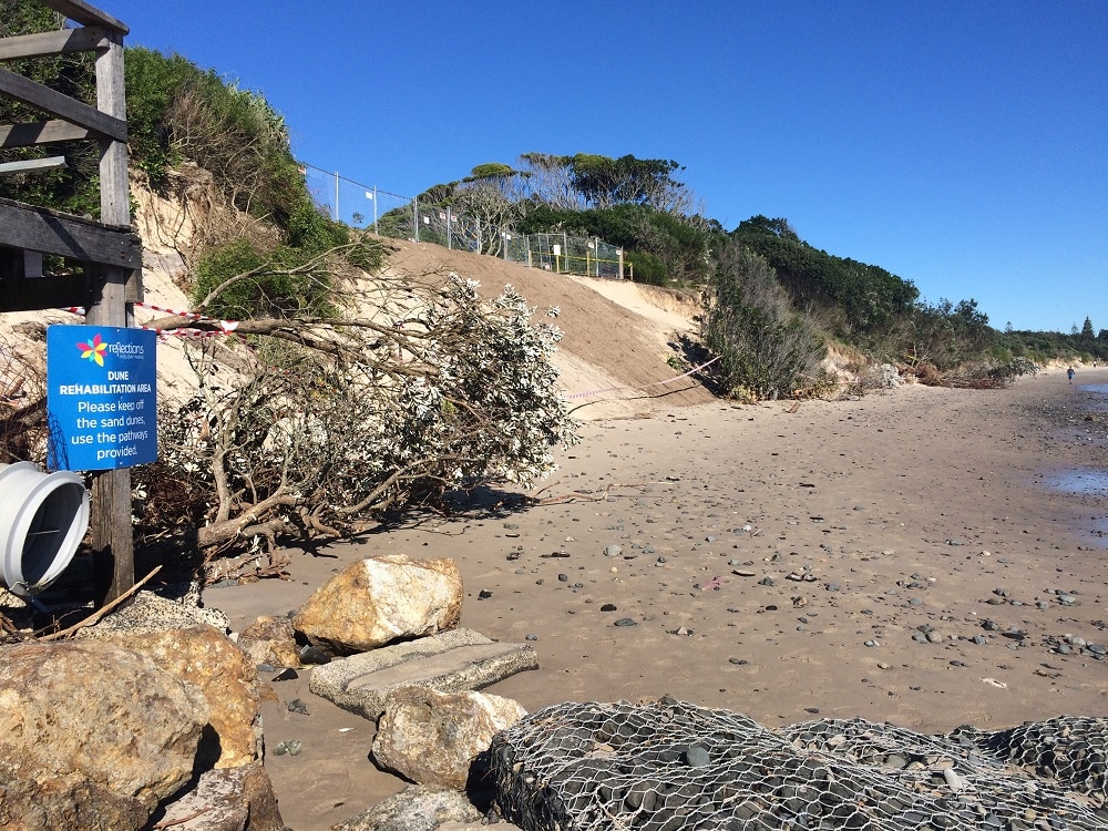 Clarkes Beach stripped by erosion, lack 