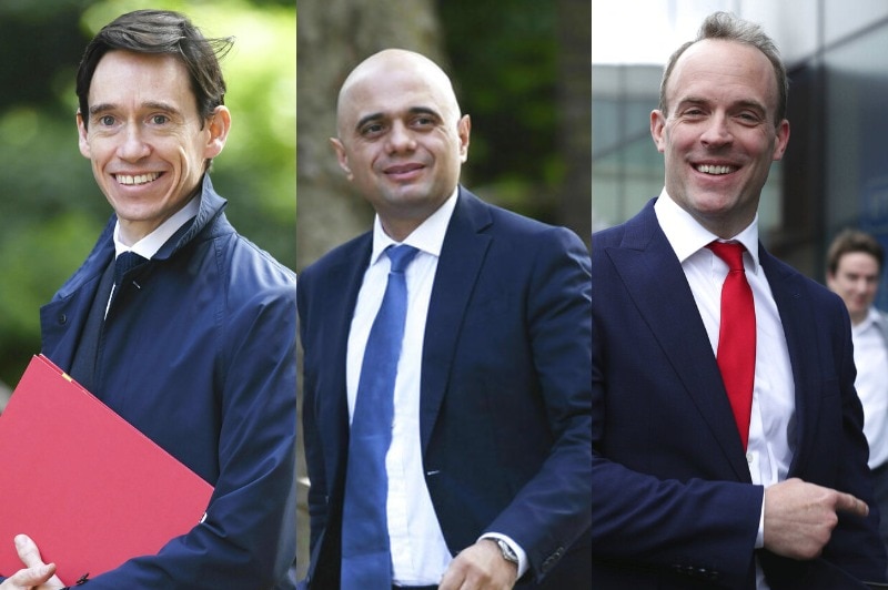 Composite: Stewart, Javid, Raab