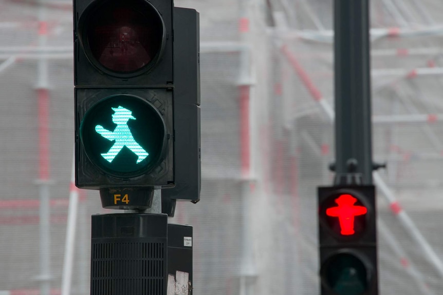 Germany's little traffic light men flash green.