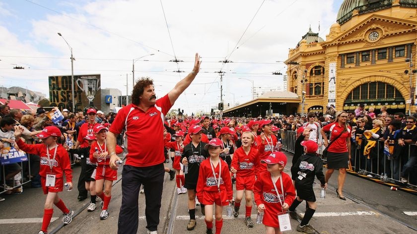 'Proud and committed ambassador': DiPierdomenico has been stood down from his Auskick role.