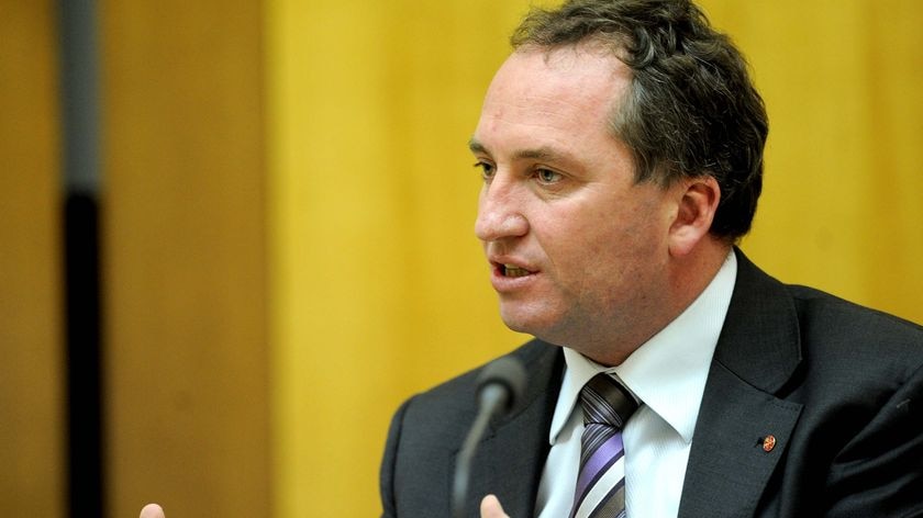 Nationals senator Barnaby Joyce