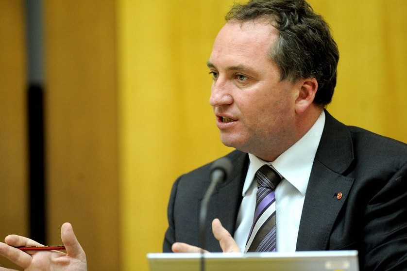 Nationals senator Barnaby Joyce