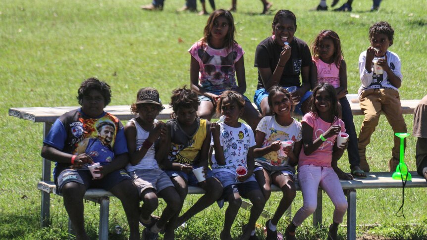 LANDLINE: Kids having a laugh at the Borroloola rodeo