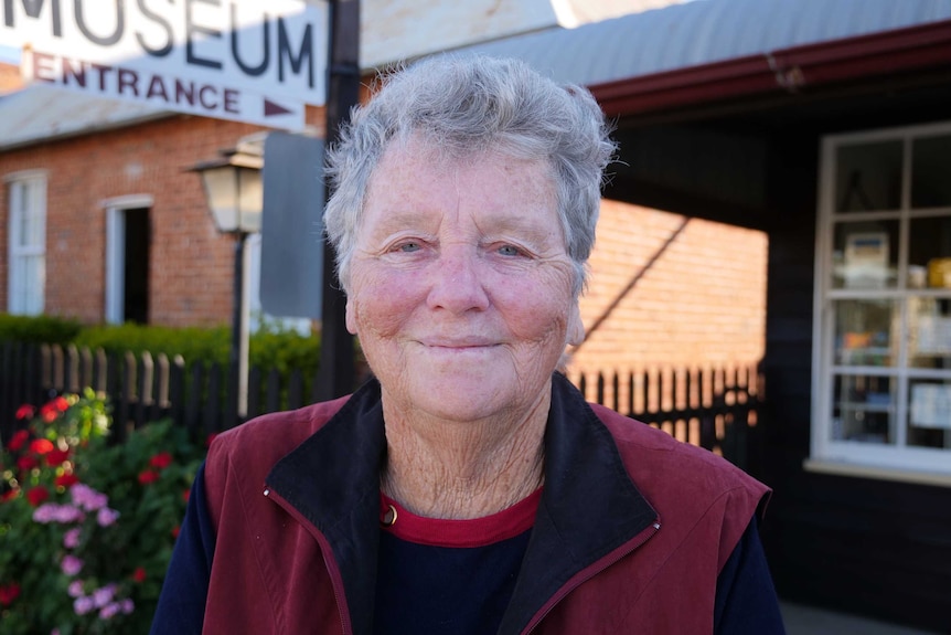 Cynthia Berthelsen with the Gayndah Historical Society.