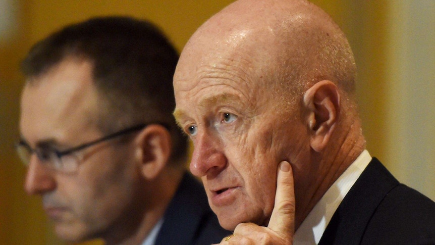 Glenn Stevens addresses parliamentary committee