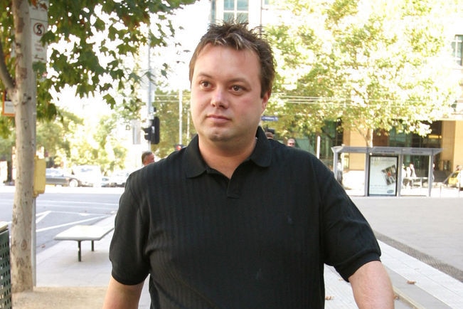 Carl Williams leaving the Melbourne Magistrates Court in 2004.