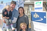 Katja Veenendaal, Paul Harriott and their two daughters are looking forward to moving into their new Wright home.