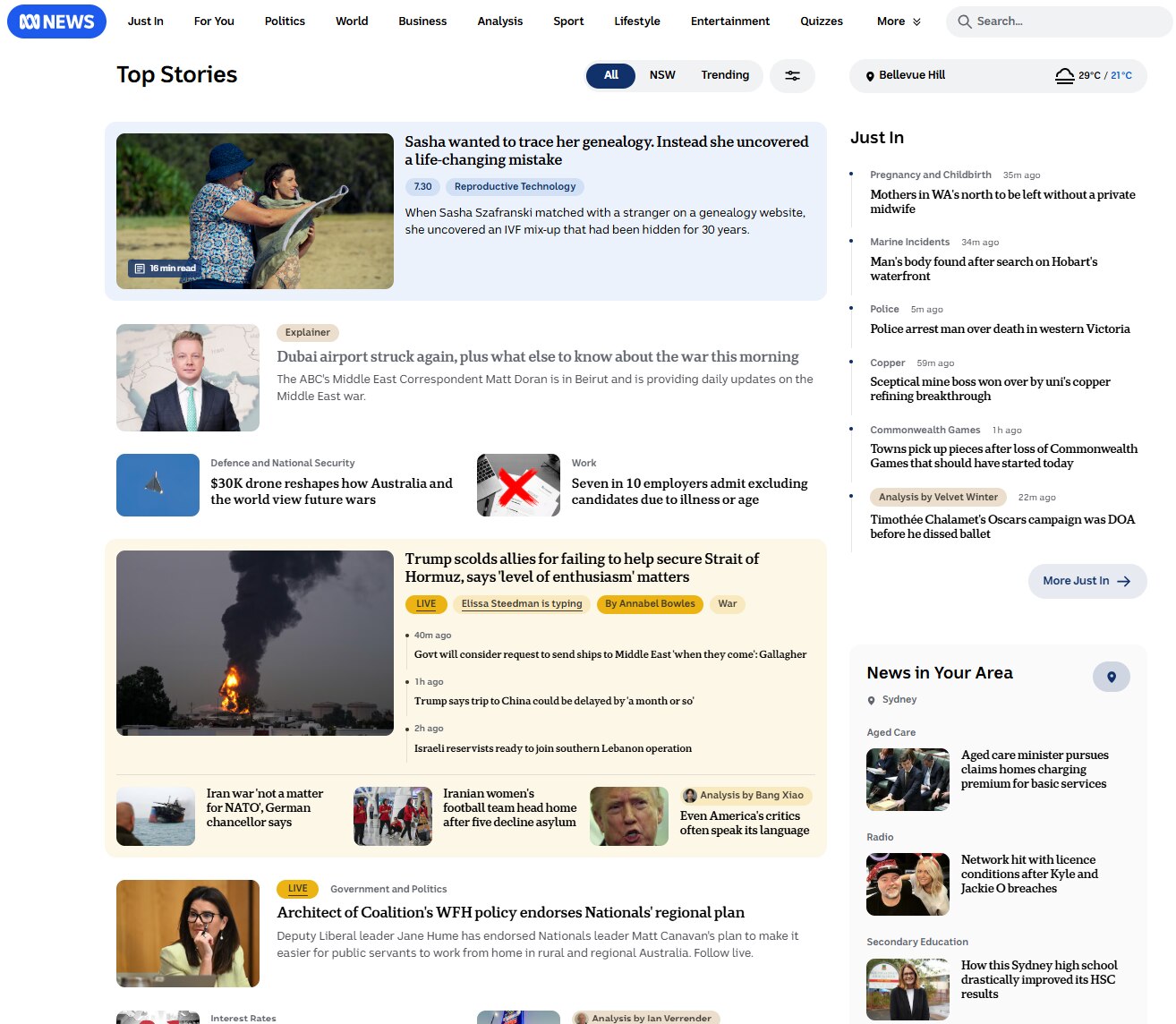 Delivering intuitive, consistent web navigation patterns for the ABC - ABC