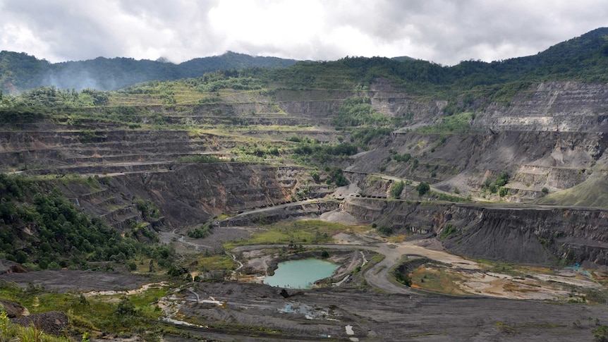 Panguna mine in Bougainville