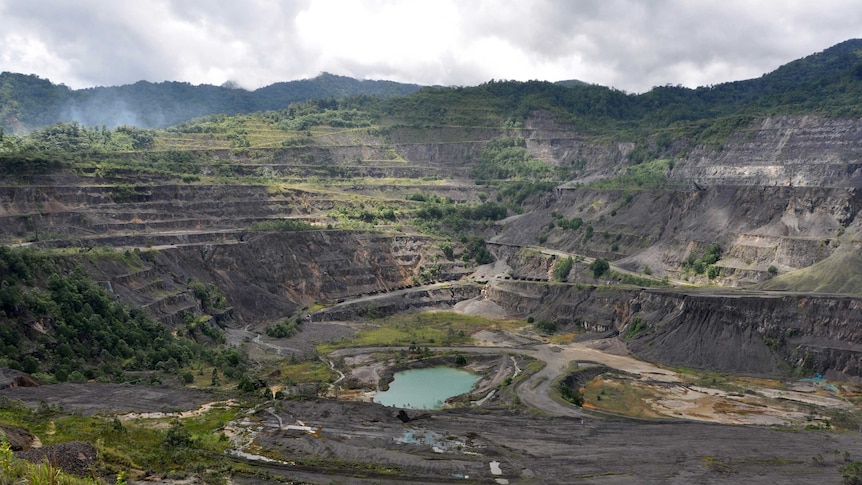 Panguna mine in Bougainville.