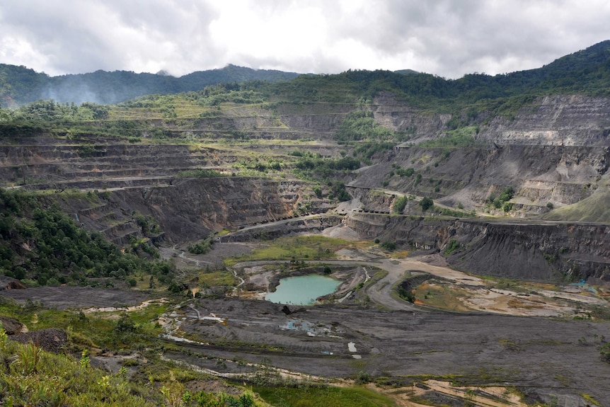 Panguna mine in Bougainville