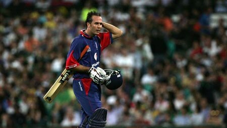 Michael Vaughan out in Twenty20 v Australia at the SCG