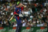 Michael Vaughan out in Twenty20 v Australia at the SCG