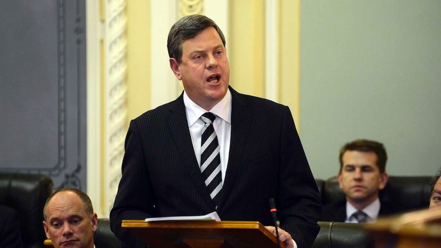 Tim Nicholls delivers his 2013-14 state budget