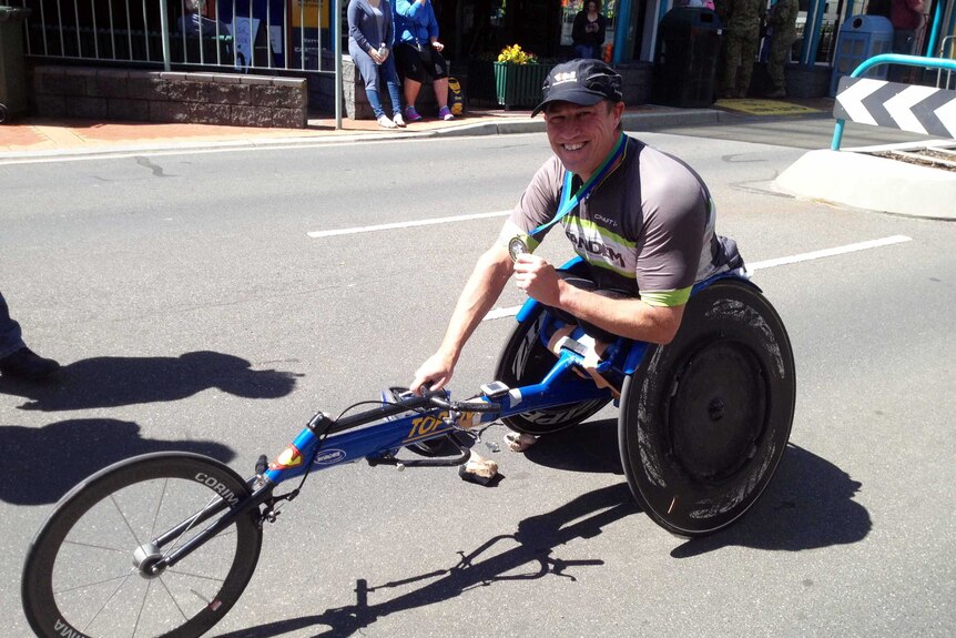 Matthew Brumby wheelchair competitor