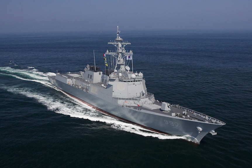 South Korean Aegis warship