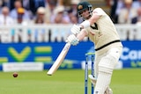 Steve Smith plays a full-blooded cover drive