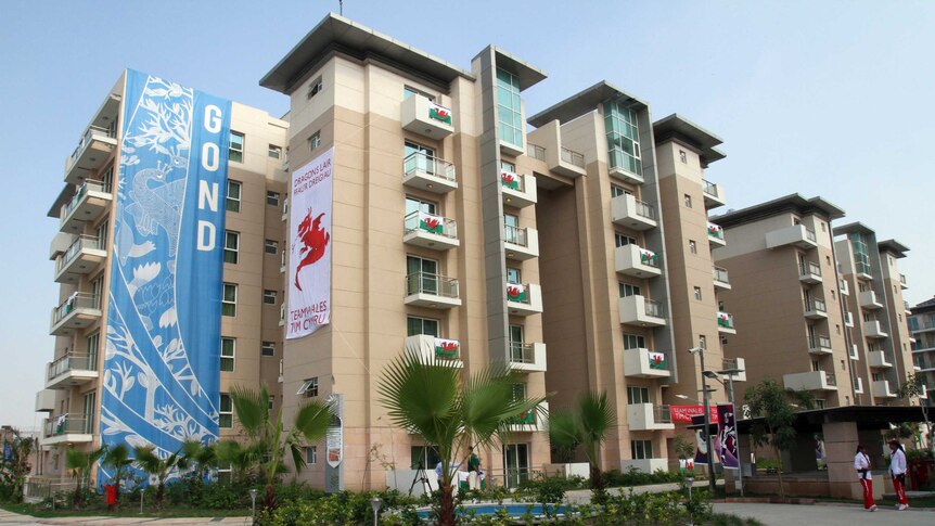The 2010 Commonwealth Games athletes village in New Delhi.
