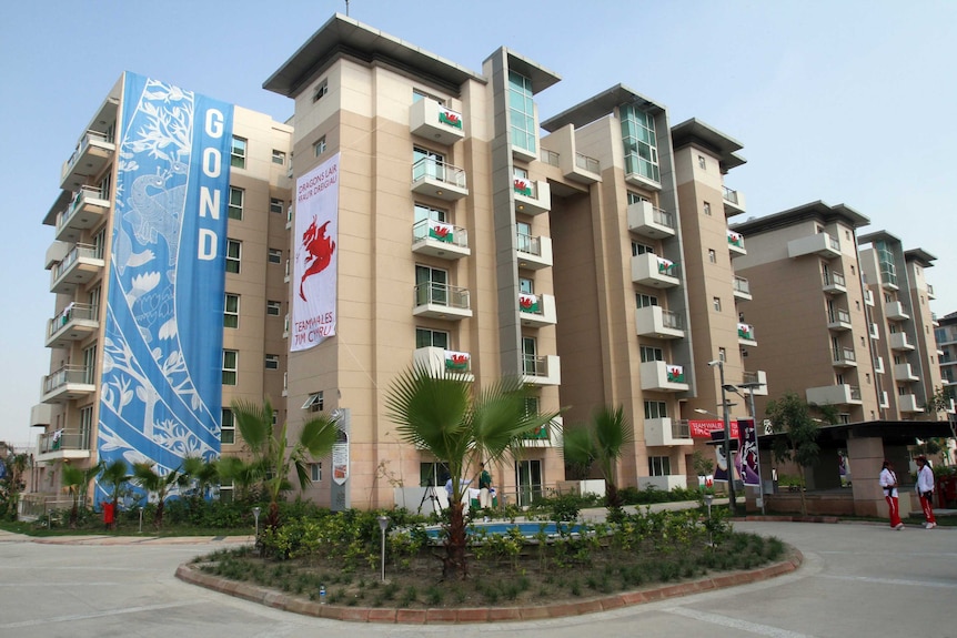 The 2010 Commonwealth Games athletes village in New Delhi.