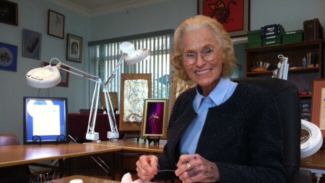 Rusty/ Mildred Walkley  - recipient of Order of Australia award for needle work
