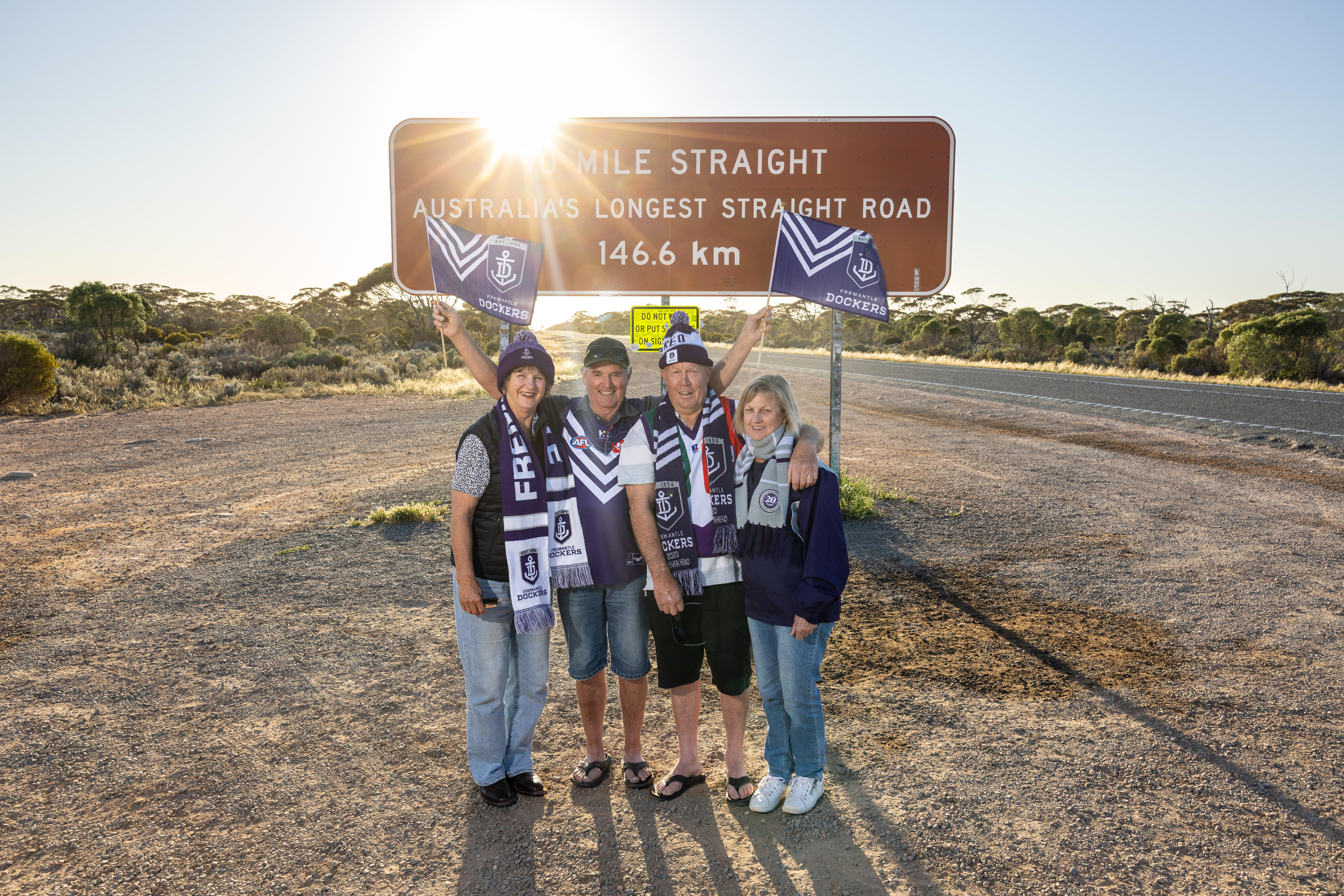 Purple army heads east for AFL grand final
