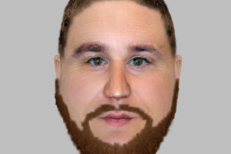 an animated image of a man with a beard