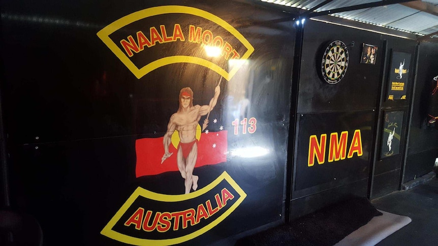 The Naala Moort club house in Midland, Perth has Aboriginal art on the walls.