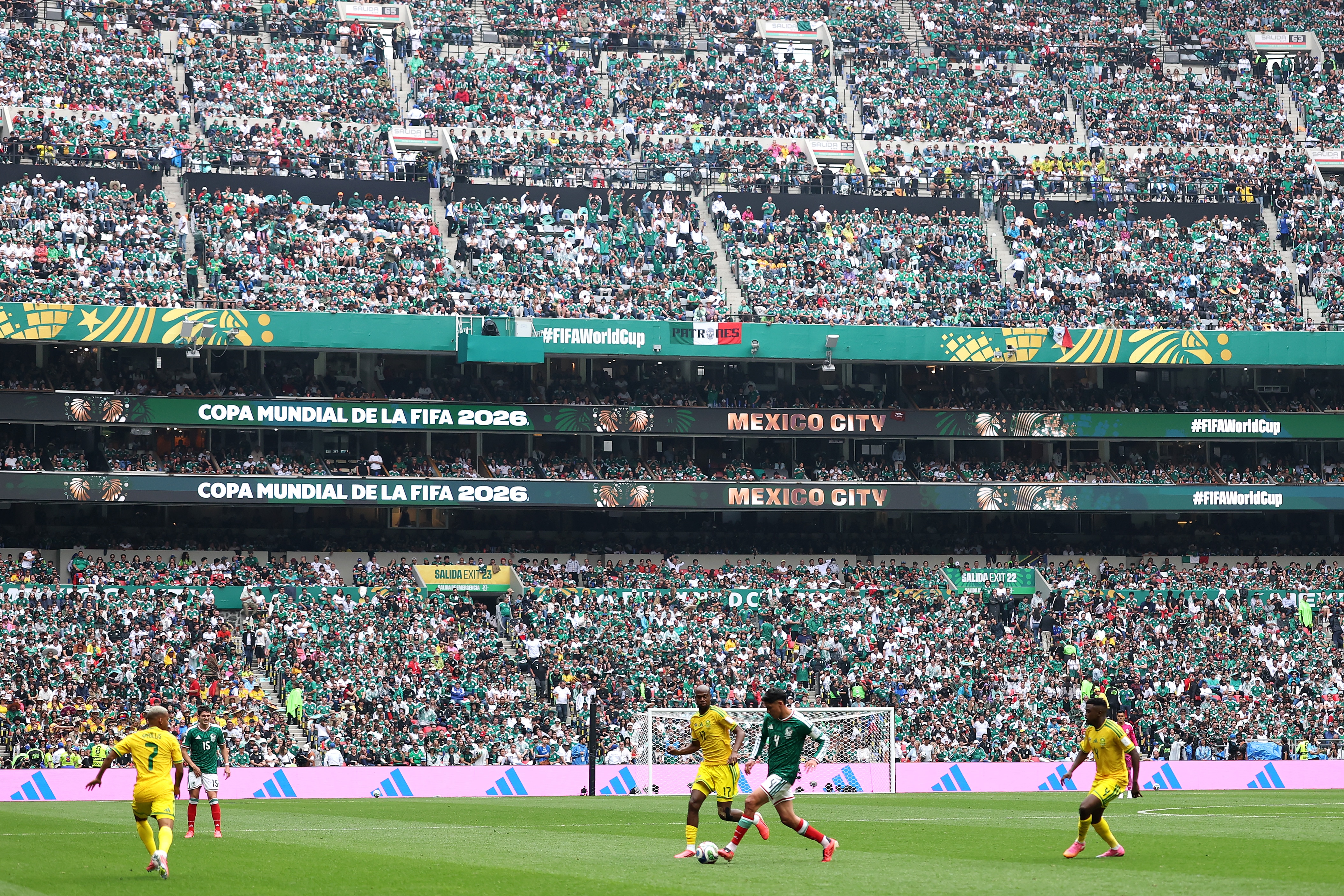 Mexico play at the Estadio Azteca