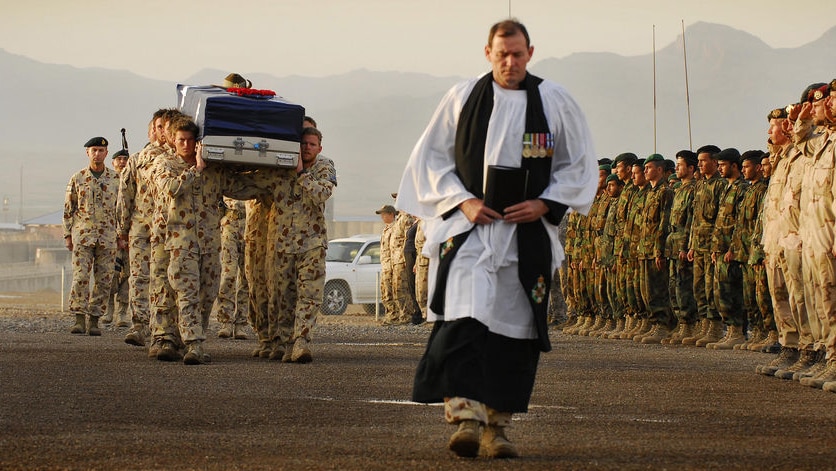 Digger Mathew Hopkins farewelled in Afghanistan