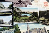 Historic travel postcards