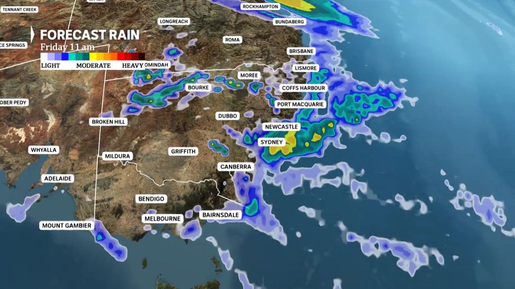 Rain forecast - ABC News