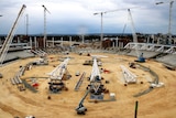 New Perth Stadium under construction