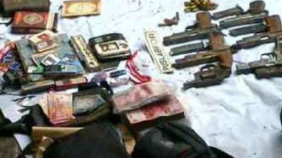 Evidence seized in raid on suspected terrorists