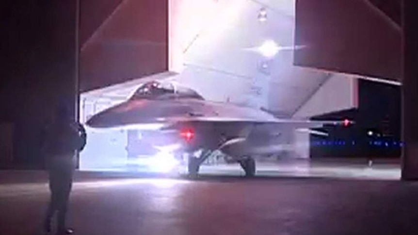 Egyptian F-16 fighter jet
