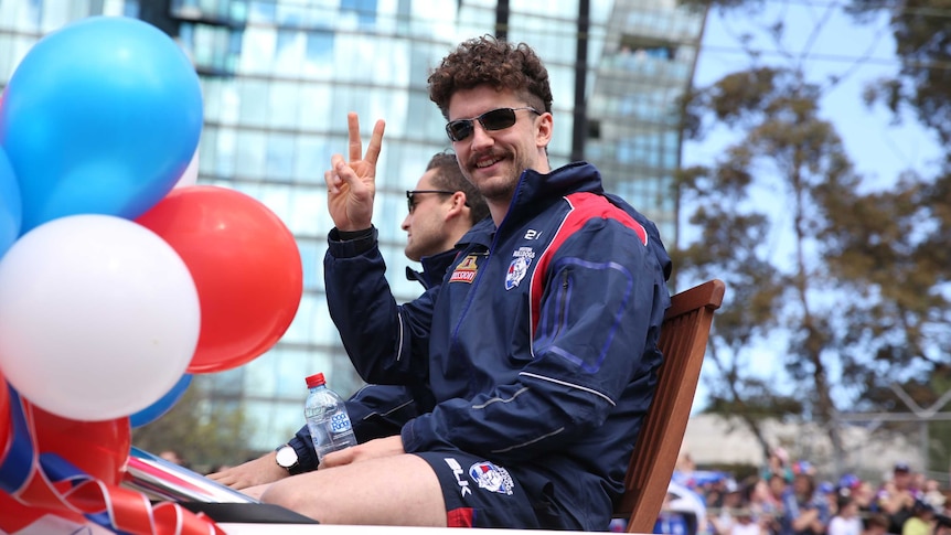 Tom Liberatore at the AFL grand final parade