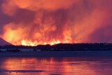 Bushfire rages