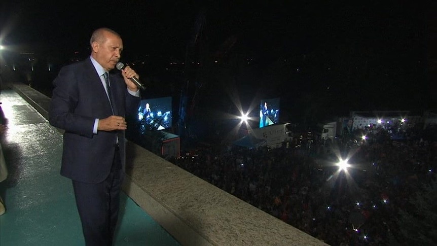 'The winner of this election is democracy': Recep Tayyip Erdogan claims victory