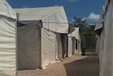 Tents at Nauru immigration detention centre