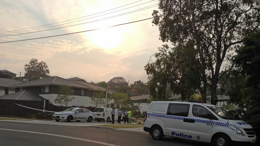 Police crime scene at Revesby